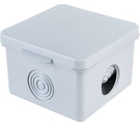 Коробка распаячная Урал ПАК для ОП 65х65х50мм (квад.), 4 входа ( гермовводы), IP54,10шт КО-51017065-010-i