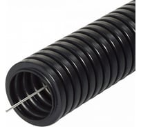 Гофрированная труба Промрукав ПА безгалогенная HF стойкая к ультрафиолету черная с/з д32 10м PR02.0263