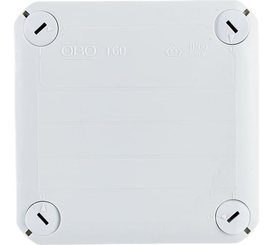 Распределительная коробка OBO Bettermann 114х114х57мм полипропилен,  IP66, 7xM25, cерая (5 шт/уп) 2007061