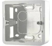 Накладная монтажная коробка Legrand Программа Mosaic для суппорта глубина 30 мм 2 модуля 080280