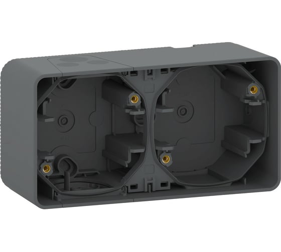 Бокс Systeme Electric 2-местный ОП Mureva IP55 антрацит MUR37914 1