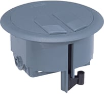 Напольная коробка Legrand - IP 20 - RAL 7031 - 3 модуля 089644