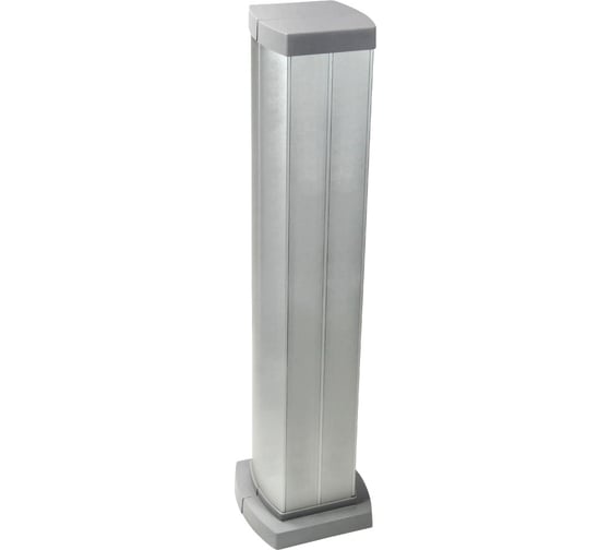 Алюминиевая миниколонна SnapOn Legrand с крышкой из алюминия 4 секции, высота 0,68м 653044