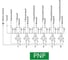 Распределительная коробка VELLEDQ M12-A3-6K4P-5.0PUR/GY разъем М12, портов 6, 4pin, PNP, кабель ПУ серый 5м 08-00034353 3