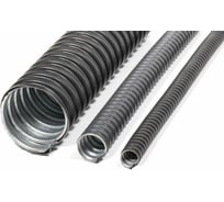 Металлорукав в ПВХ-изоляции ГОФРОМАТИК Р3-ЦП нг LS 38 (20 метров/упаковка) черный zeta44618