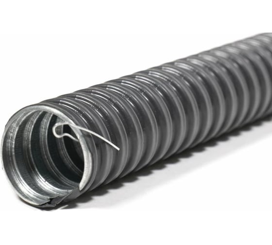 Металлорукав в ПВХ изоляции ГОФРОМАТИК РЗ-ЦП нг-LS 22 (50 м) с протяжкой zeta44122 1