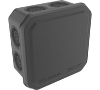 Коробка ответвительная DKC с 8 2 кабельными вводами д.20/20мм, IP55,85х85х40мм, черный 1 ШТ 53785B