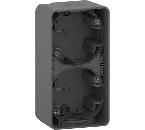 Двойной вертикальный бокс Systeme Electric MUREVA S для накладного монтажа IP55 MUR37912 1