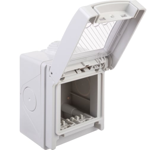 Коробка для настенного монтажа DKC Avanti, IP55, серая, 2 модуля 4403932