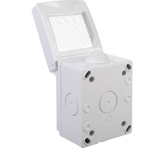 Коробка для настенного монтажа DKC Avanti, IP55, серая, 2 модуля 4403932