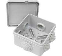 Gigant Коробка распределительная о.п 70х70х40, 6 выходов, IP44, 44056-1GI