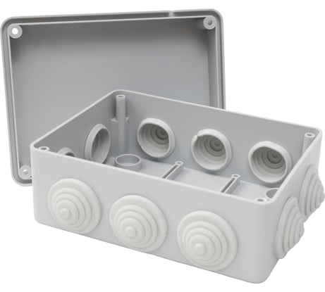 Gigant Коробка распределительная о.п 150х110х70, 10 выходов, IP55, 44009-1GI