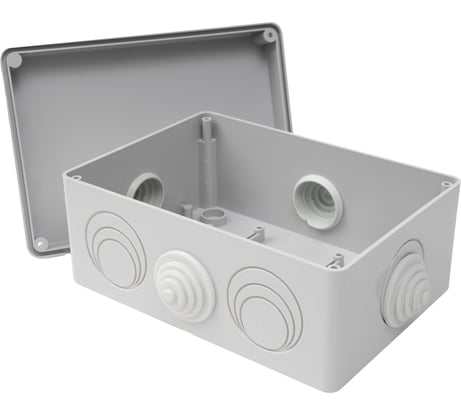 Gigant Коробка распределительная о.п 210х150х100, 8 выходов, 4 муфты, IP55 44016GI