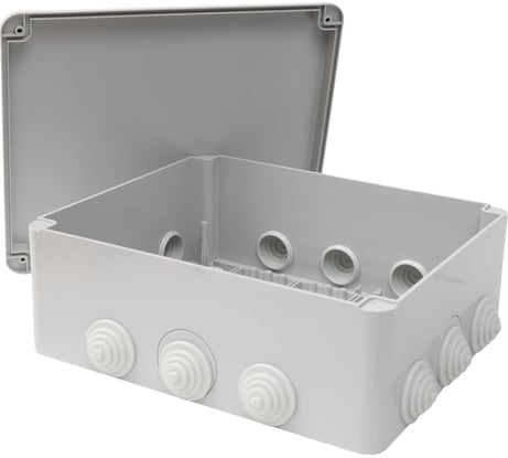 Gigant Коробка распределительная о.п 300х250х120, 12 выходов, 12 муфт, IP65 44030GI