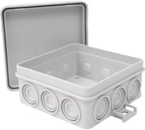 Gigant Коробка распределительная без сальников о.п 85х85х38, 12 выходов, IP55, 44054GI