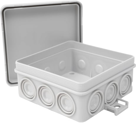 Gigant Коробка распределительная без сальников о.п 85х85х38, 12 выходов, IP55, 44054GI