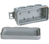 Gigant Коробка распределительная без сальников о.п 90х42х40, 10 выходов, IP55, 44055GI