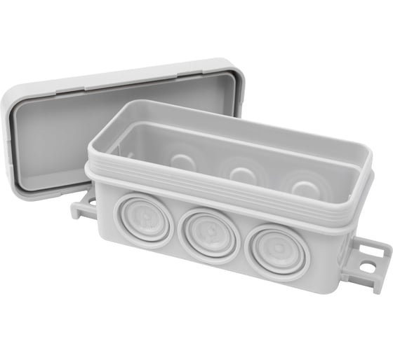 Gigant Коробка распределительная без сальников о.п 90х42х40, 10 выходов, IP55, 44055GI