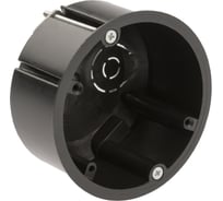 Установочная коробка ЭРА KUP-73-45-m-black для полых стен черная IP20 Б0052724