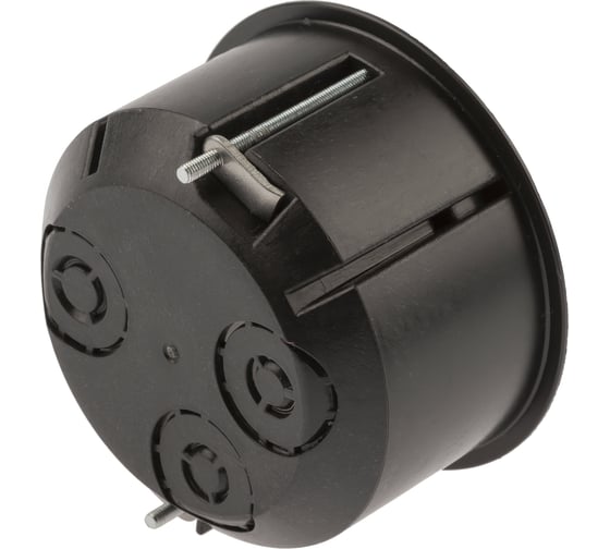 Установочная коробка ЭРА KUP-73-45-m-black для полых стен черная IP20 Б0052724