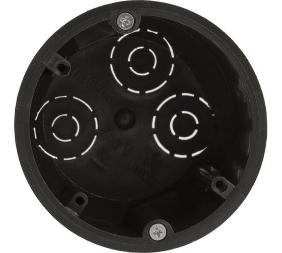 Установочная коробка ЭРА KUP-73-45-m-black для полых стен черная IP20 Б0052724