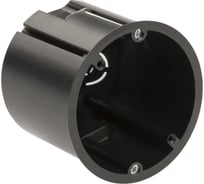 Установочная коробка ЭРА KUP-73-73-m-black для полых стен саморезы, метал, лапки черная Б0052725
