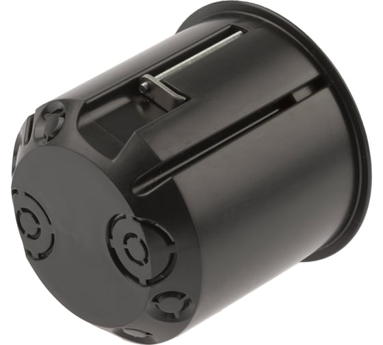 Установочная коробка ЭРА KUP-73-73-m-black для полых стен саморезы, метал, лапки черная Б0052725
