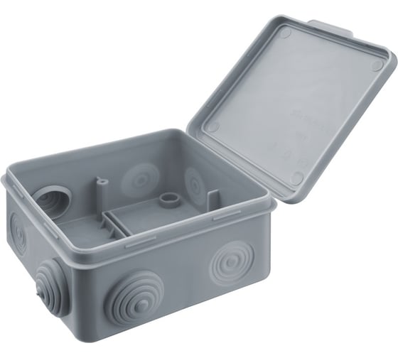 Распаечная коробка Navigator NSS-DB-100-100-50-8-GR открытого монтажа 93248