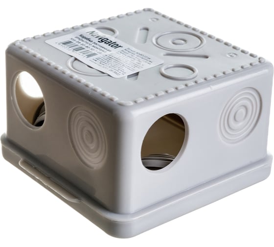 Распаечная коробка Navigator NSS-DB-80-80-50-7-GR открытого монтажа 93247