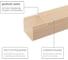 Кабель-канал TDM ELECTRIC ЭКО 3D сосна бежевый 60х40, 2 метра, упаковка 2 штуки SQ0402-3309 4