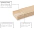 Кабель-канал TDM ELECTRIC ЭКО 3D сосна бежевый 40х16, 2 метра, упаковка 3 штуки SQ0402-3307 4