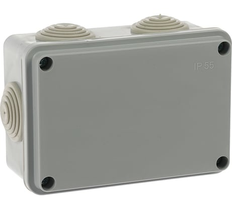 Распределительная коробка TUNDRA 120х80х50 мм, IP55, открытой установки, с мембранами 4283316