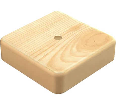 Распределительная коробка TUNDRA 75х75х55 мм, IP42, открытой установки, цвет сосна 4938331