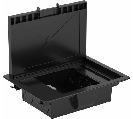 Напольный лючок DKC RAL 9005 12 модулей, черный 88012
