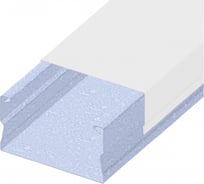 Кабельный канал с крышкой PRO-lotki.ru MKK 15H15 (W) белый металлический (0,5) L=2000 LT53463