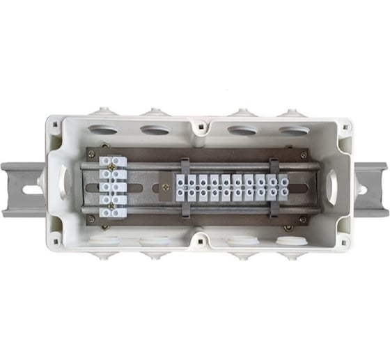 Клеммная коробка Магнито-контакт КСП-DIN-Т-15 (195х80х75) АЯКС Wago 00-00032170 1