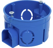 Gigant Коробка установочная для твердых стен HF 65x40мм с саморезами, 1 шт, IP20, синяя 44660GI