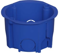 Gigant Коробка установочная для твердых стен HF 68x45мм с саморезами, 1 шт, IP30, синяя 44662GI