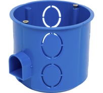 Gigant Коробка установочная со стык. ушками HF 68x62 мм с саморезами, 1 шт, IP20, синяя 44659GI