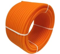 Труба гофрированная Азимут d 32, ПП, оранжевая, разрезная, 25м 00000002644