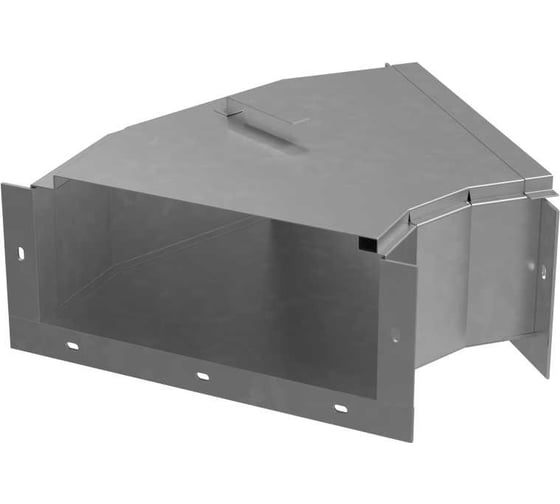 Короб кабельный блочный угловой горизонтальный Система КМ с углом поворота на 45 градусов одноканальный ККБ-УГП-0,2/0,5 s:2,0 мм HD ККБ-УГП-0.2/0.5-2.0 HD