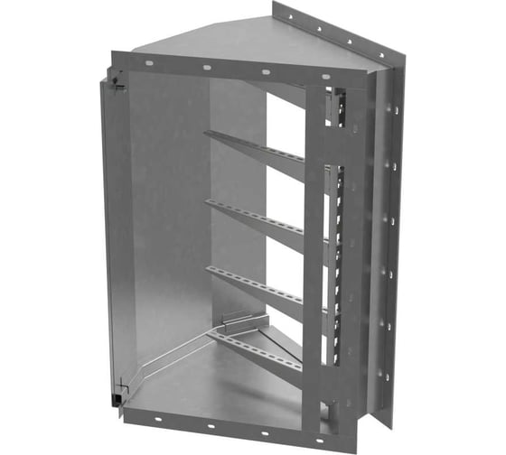 Короб кабельный блочный угловой горизонтальный Система КМ с наружным углом поворота на 45 градусов ККБ-УГН-0,95/0,6 s:1,5 мм ККБ-УГН-0.95/0.6-1.5