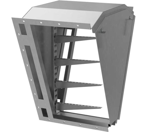 Короб кабельный блочный угловой Система КМ с поворотом вниз на 45 градусов ККБ-УН-0,95/0,6 s:1,5 мм ККБ-УН-0.95/0.6-1.5 1