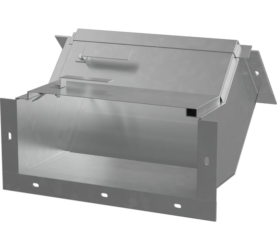 Короб кабельный блочный угловой Система КМ с поворотом вверх на 45 градусов, одноканальный ККБ-УВП-0,2/0,5 s:1,5 мм ККБ-УВП-0.2/0.5-1.5