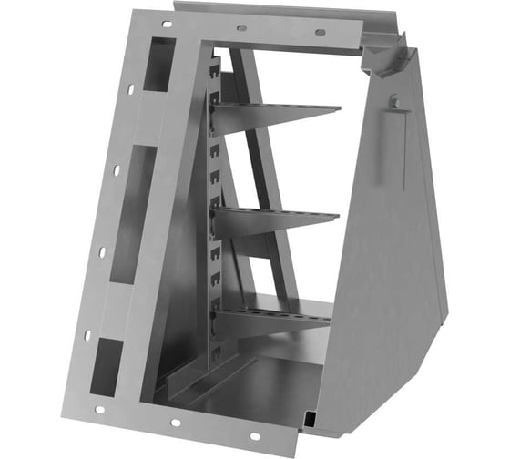 Короб кабельный блочный угловой Система КМ с поворотом вверх на 45 градусов ККБ-УВ-0,65/0,4 s:1,5 мм ККБ-УВ-0.65/0.4-1.5