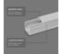 Кабель-канал TDM ELECTRIC серый 12х12, 2 метра, упаковка 12 штук SQ0402-5101 4