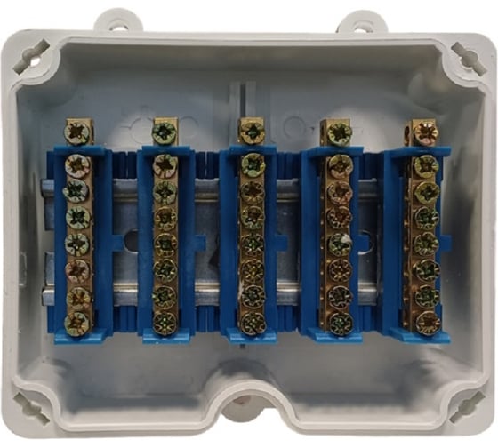 Коробка распределительная пластиковая Магнито-Контакт КРП 5 жил / DALI / DMX 5х8 (глухая) 00-00032226 1