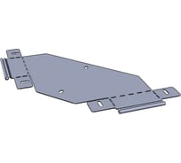 Ответвитель накладной Т-образный EKF 80x400 мм (плоский) tn8040007-FL