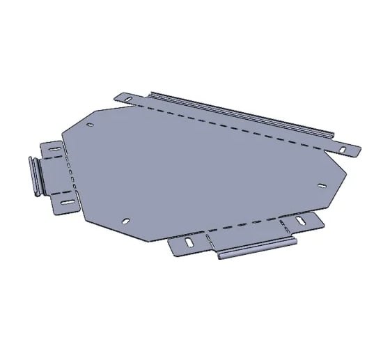 Ответвитель Т-образный EKF 100x150 мм (плоский) t10015007-FL