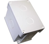 Коробка настенная индустриальная LANMASTER на 2 порта, влагозащищенная, LAN-MB-2OK-WP